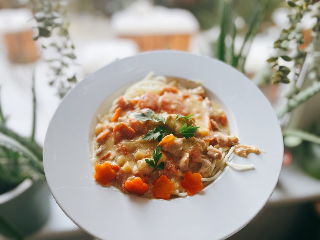 Eszterházy csirkefalatok spagettivel